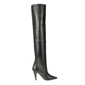 IRO Black Over the Knee Leather Boots